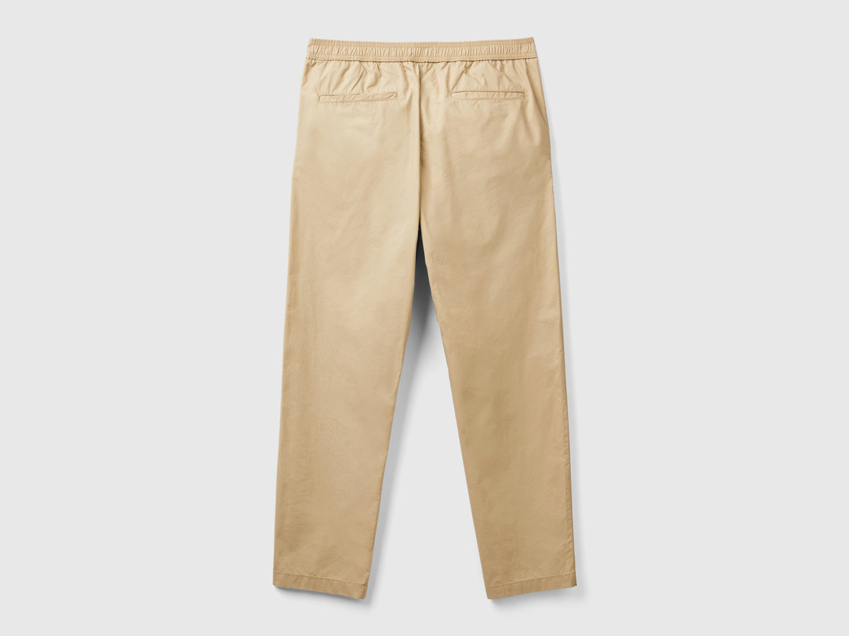 Pantaloni in tela con coulisse