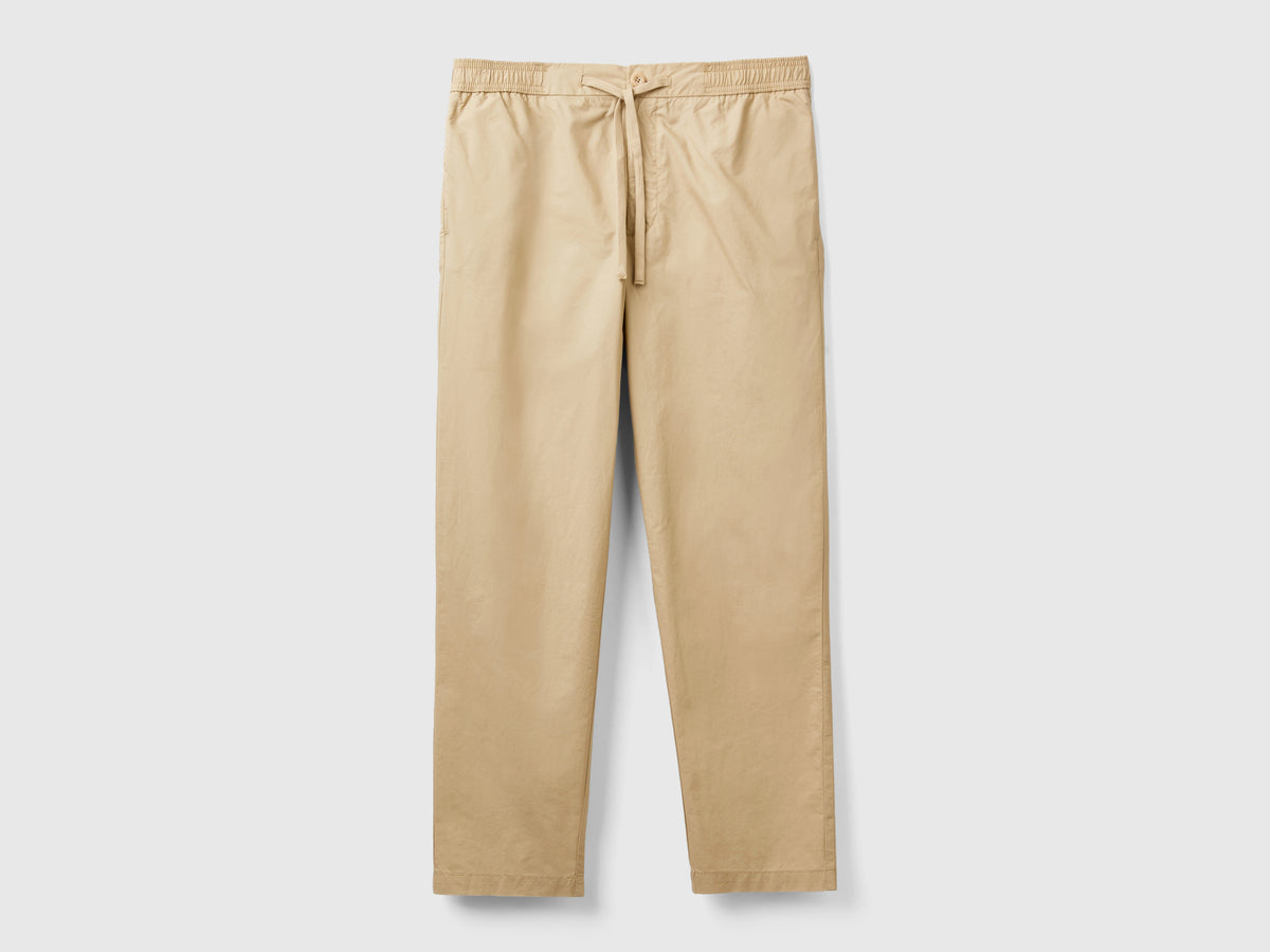Pantaloni in tela con coulisse