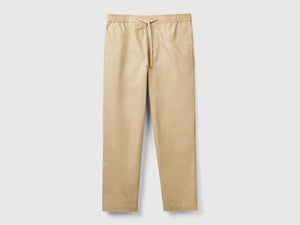 Pantaloni in tela con coulisse