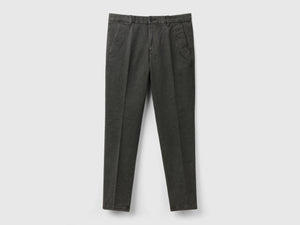 Chino micro fantasia slim fit