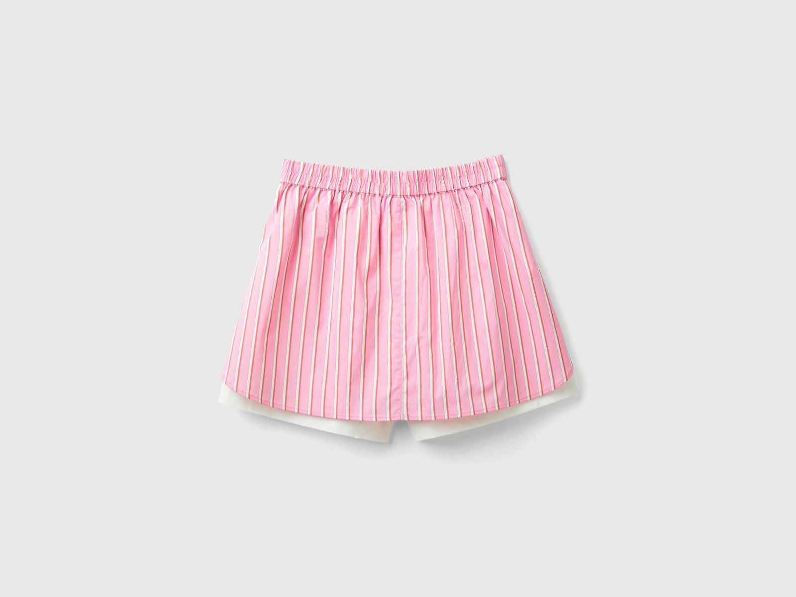Shorts boxer a righe da donna rosa 2 | Benetton Outlet