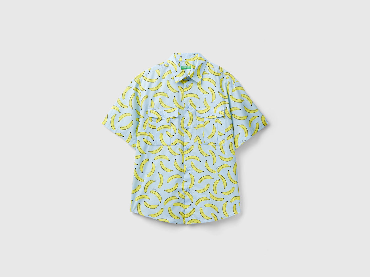 Camicia con pattern banane