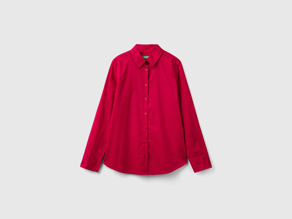 Camicia regular fit in cotone leggero