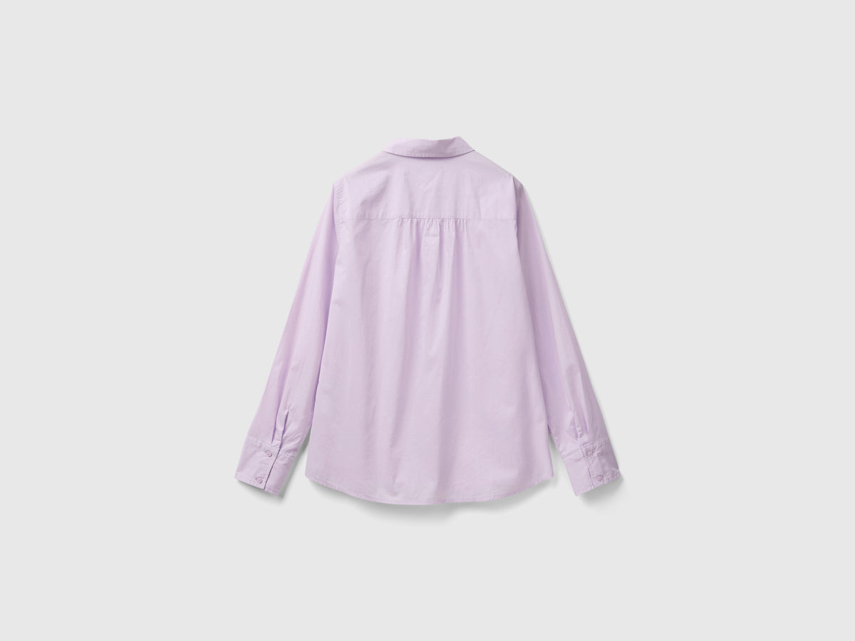 Camicia regular fit in cotone leggero