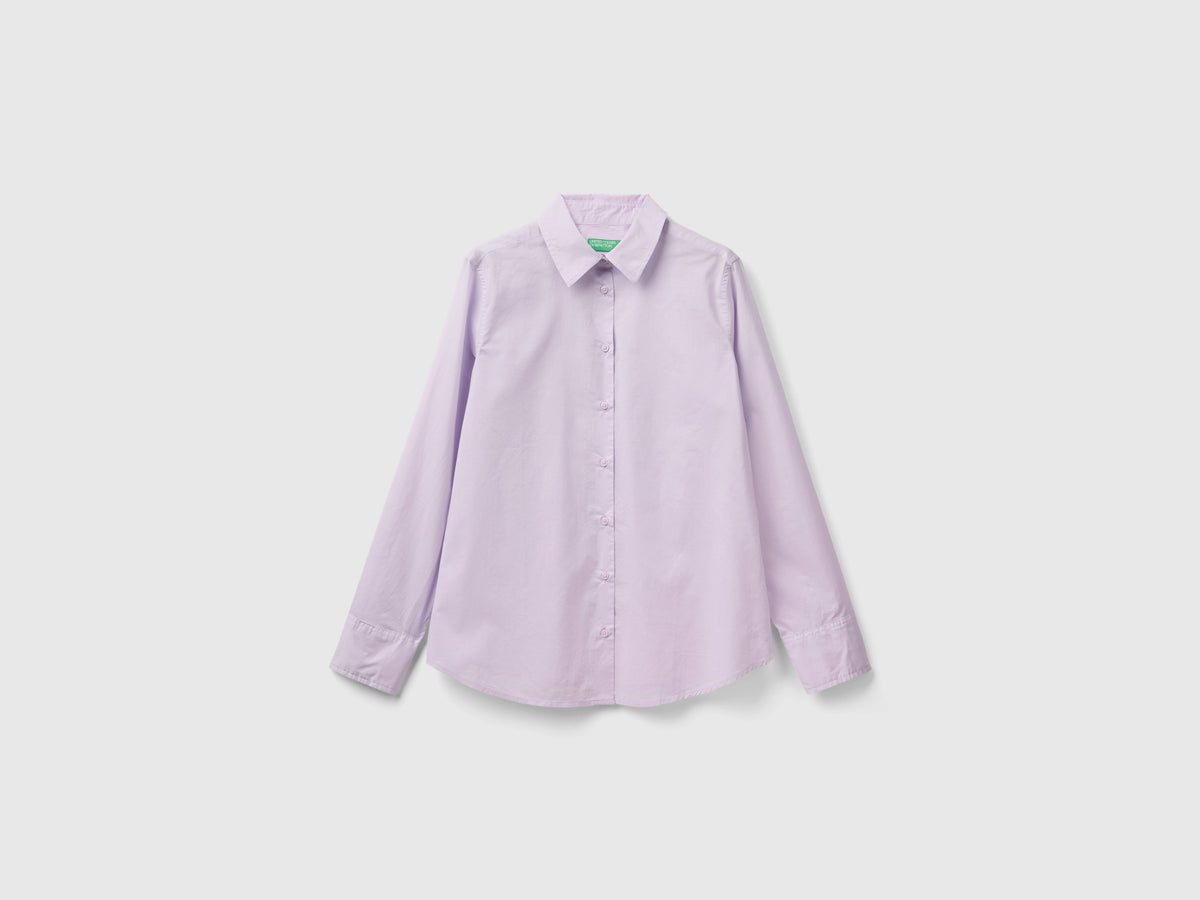 Camicia regular fit in cotone leggero