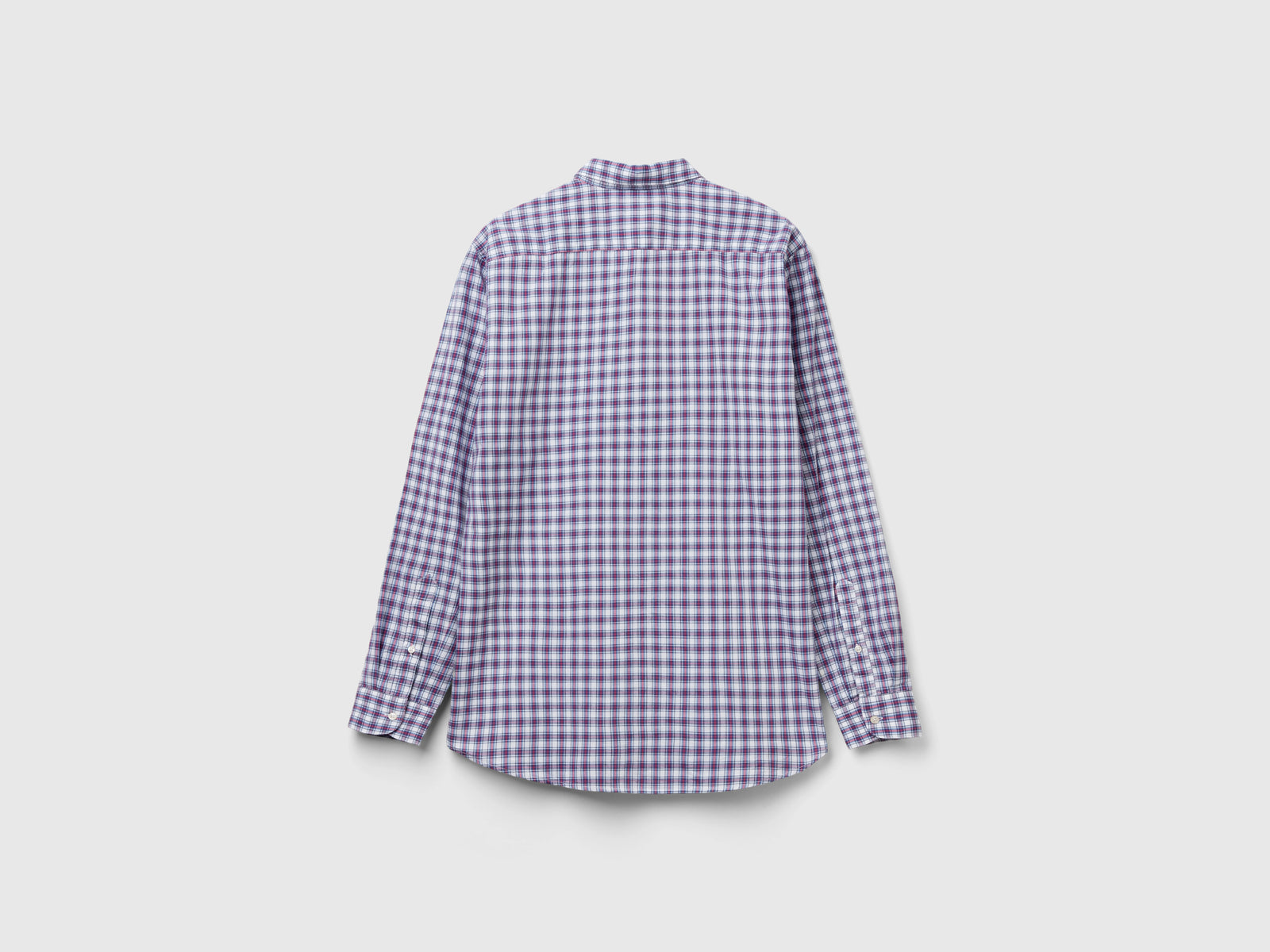 Camicia a quadri slim fit da uomo multi-color 2 | Benetton Outlet