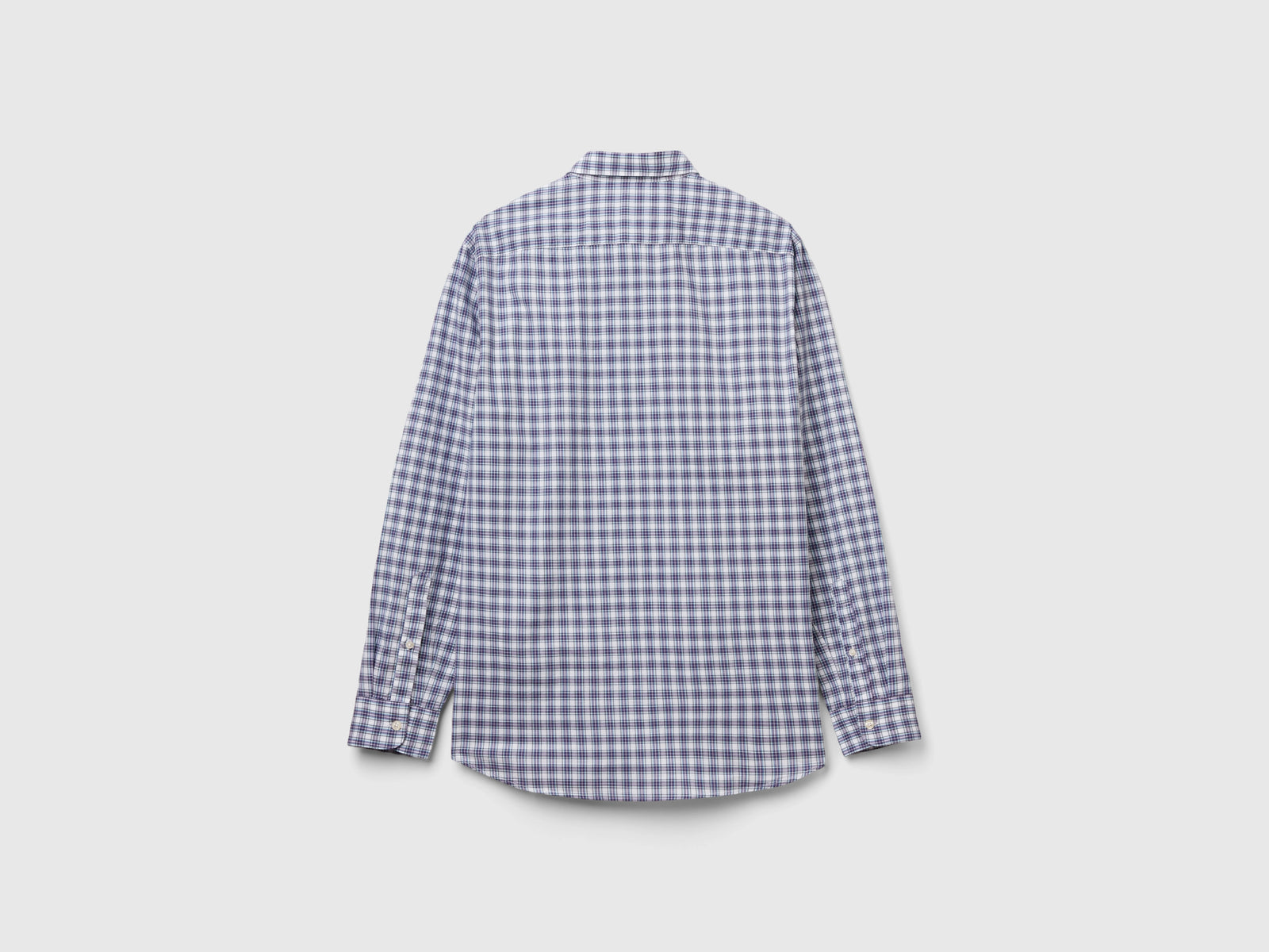 Camicia a quadri slim fit da uomo multi-color 2 | Benetton Outlet