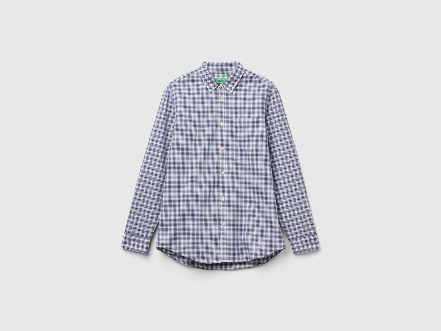 Camicia a quadri slim fit da uomo multi-color | Benetton Outlet