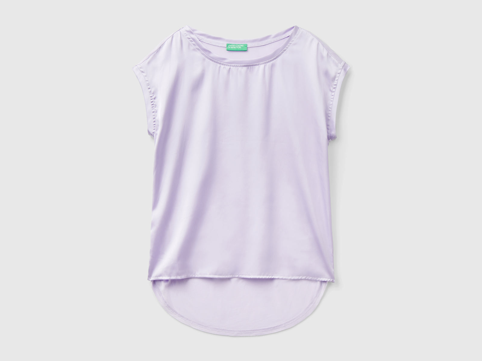 Blusa con scollo a barchetta da donna lilla | Benetton Outlet