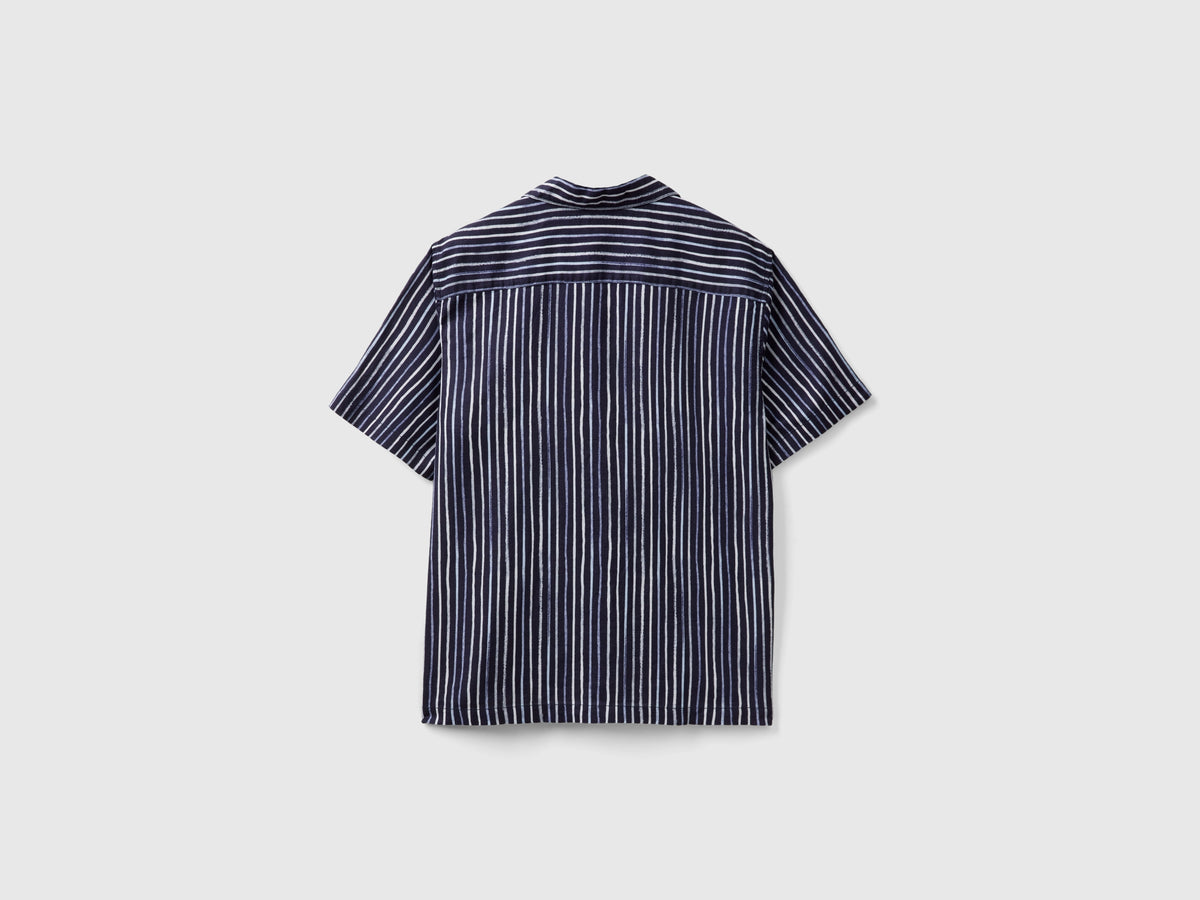Camicia regular fit a righe