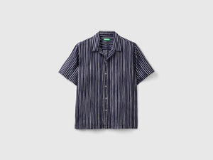 Camicia regular fit a righe