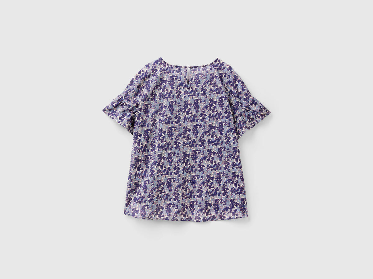 Blusa fantasia in cotone leggero
