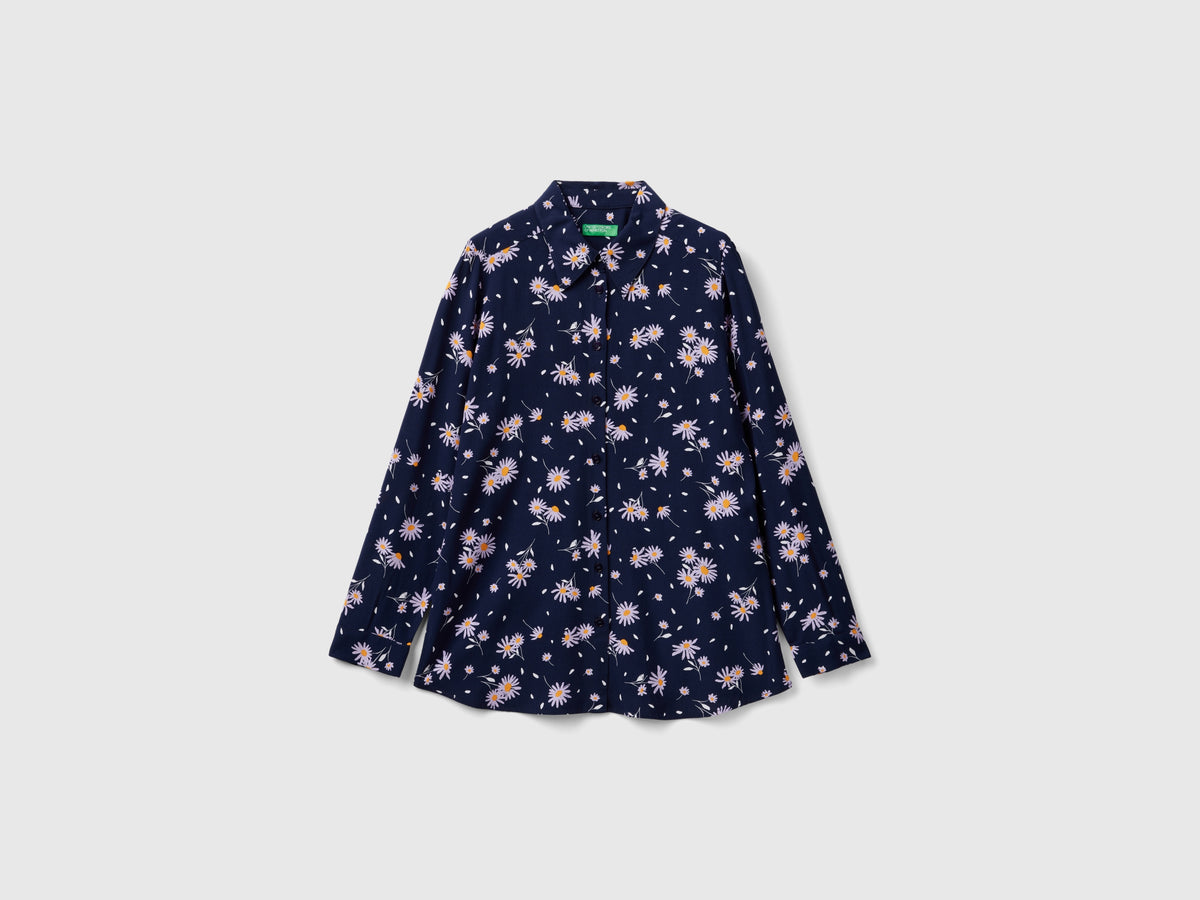 Camicia fantasia in viscosa