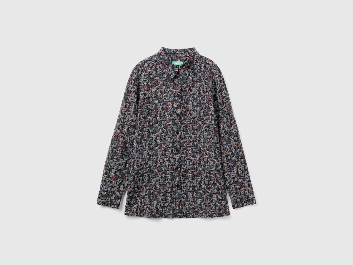 Camicia fantasia in viscosa