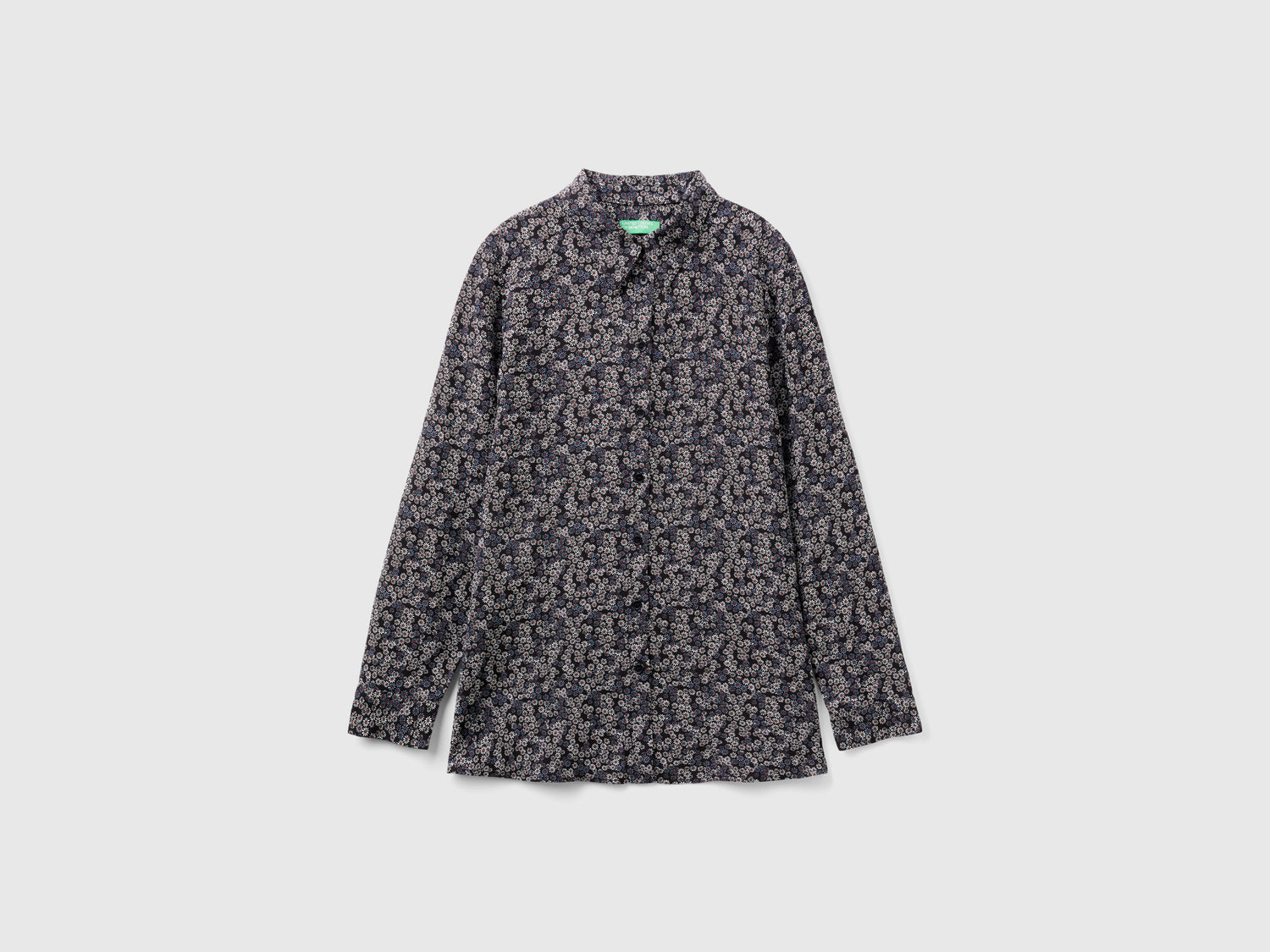 Camicia fantasia in viscosa da donna multi-color | Benetton Outlet