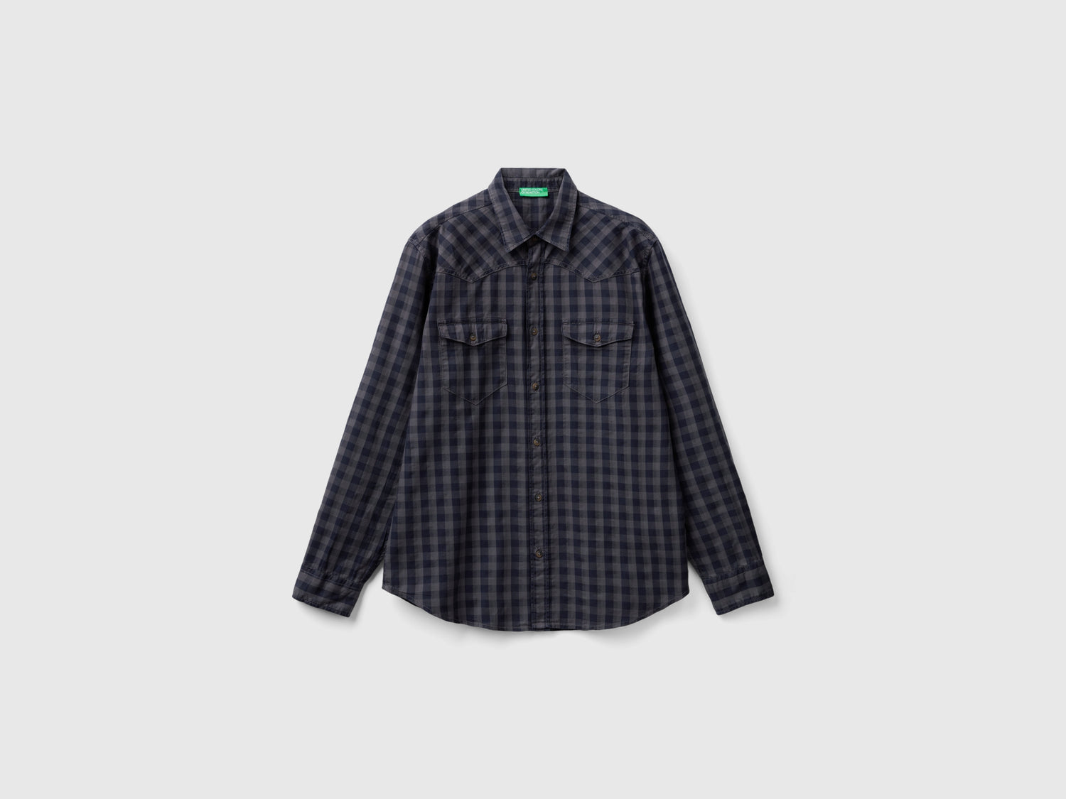 Camicia a quadri western da uomo multi-color | Benetton Outlet