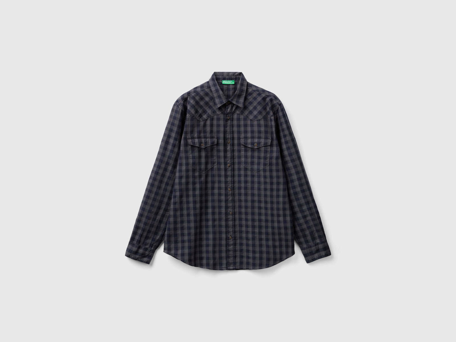 Camicia a quadri western da uomo multi-color | Benetton Outlet