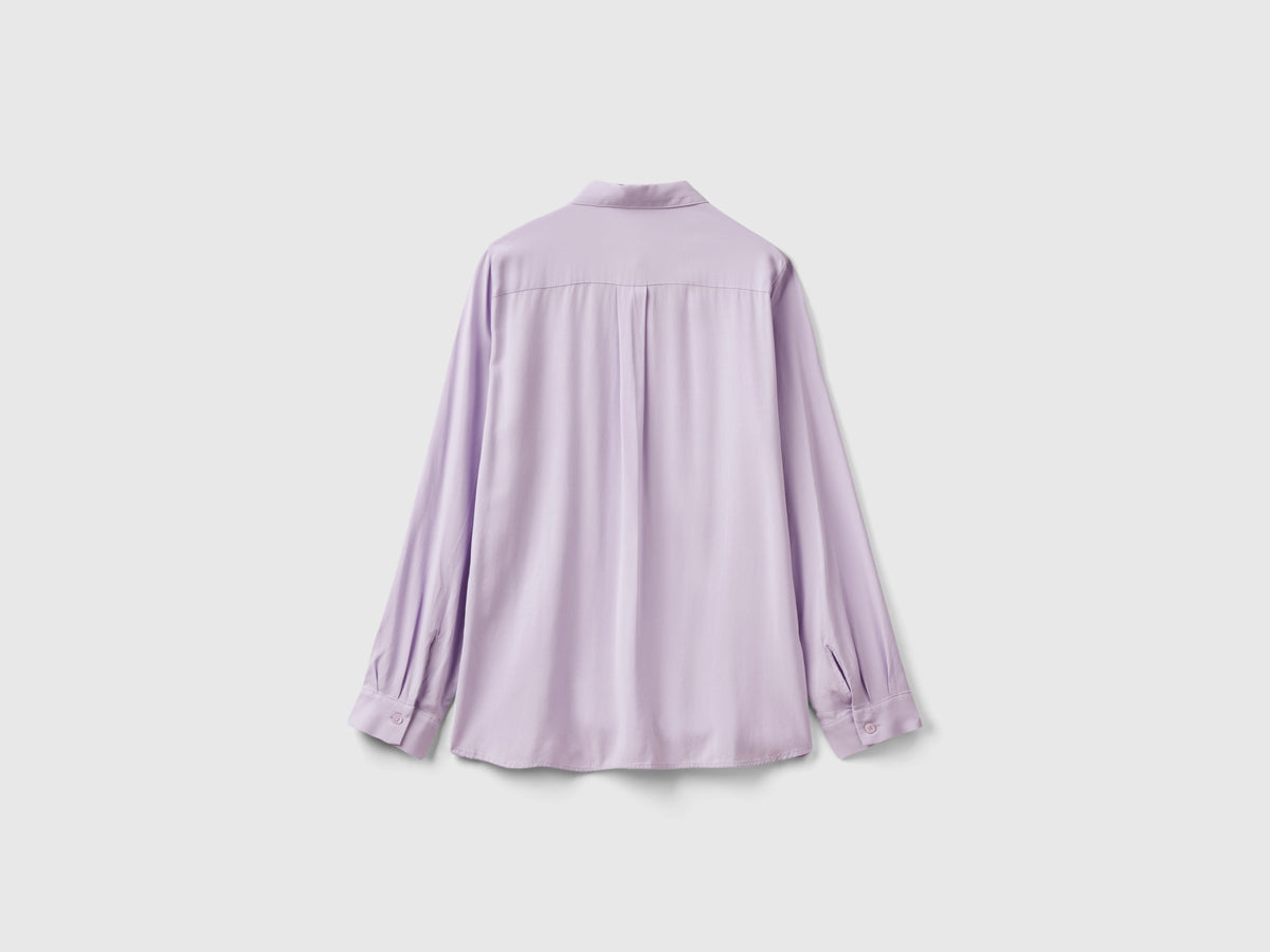 Camicia regular fit in viscosa