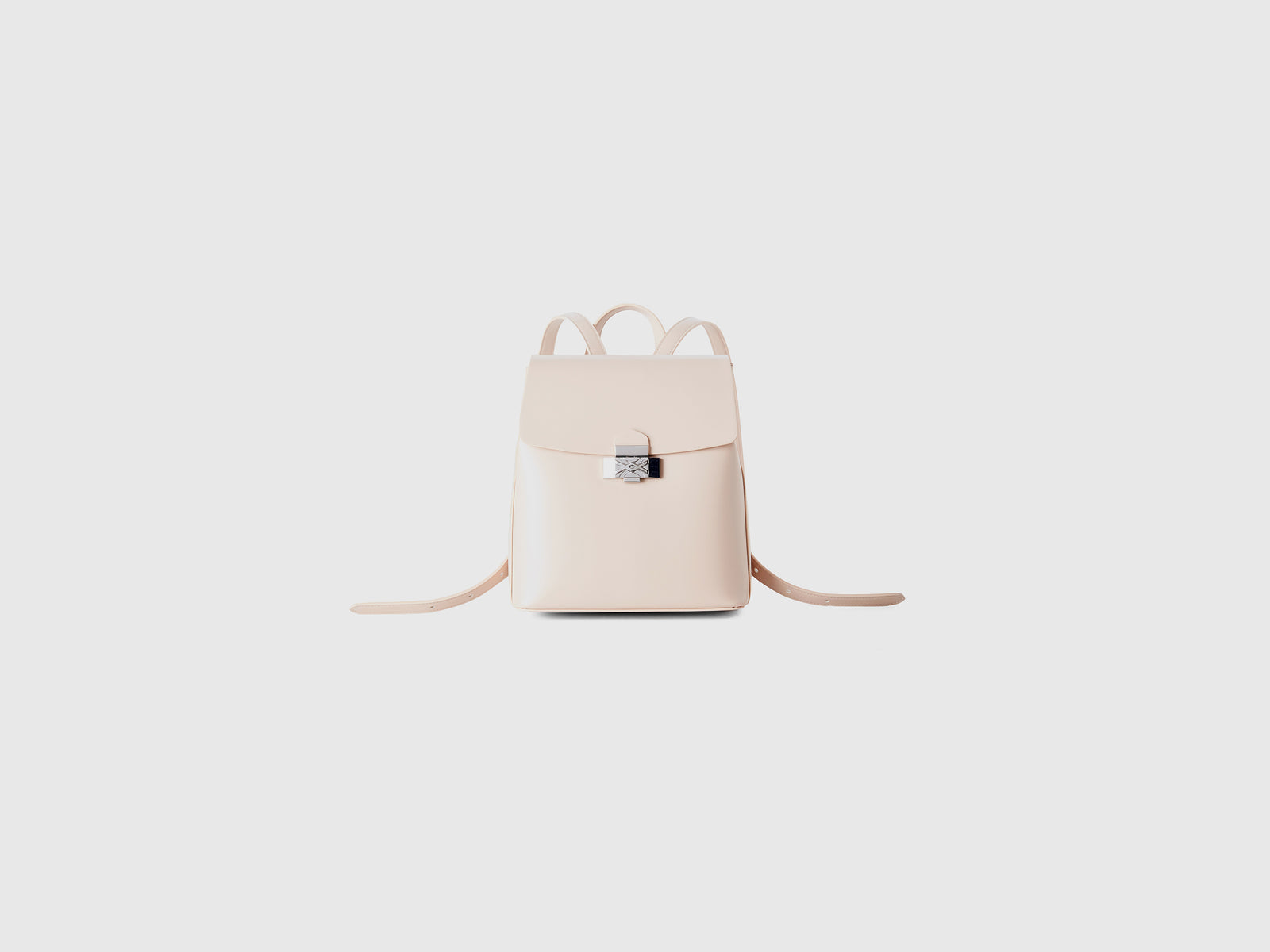 Mochila de tela revestida da donna bianco panna | Benetton Outlet