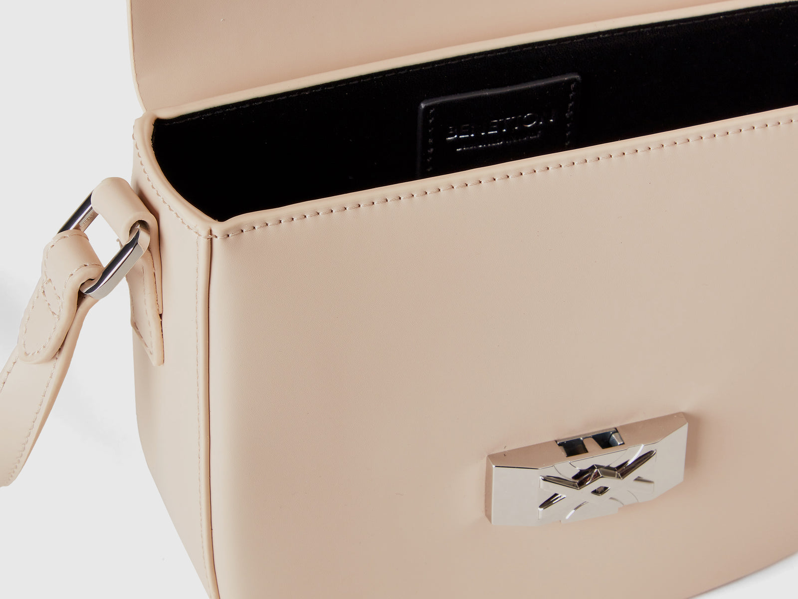 Borsa piccola a tracolla da donna bianco panna 3 | Benetton Outlet