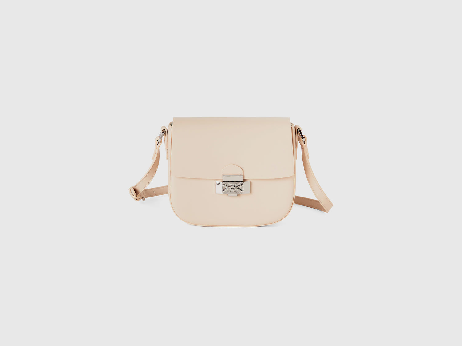Borsa piccola a tracolla da donna bianco panna | Benetton Outlet