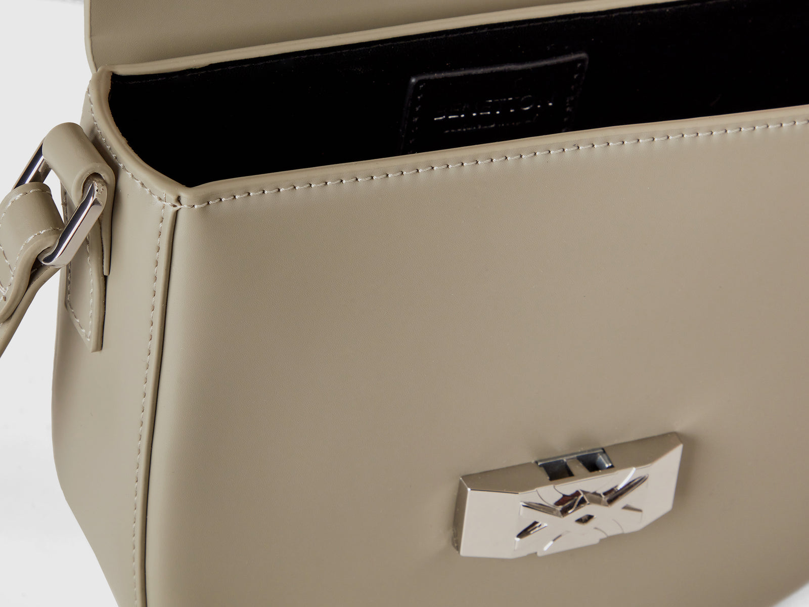 Borsa piccola a tracolla da donna beige 3 | Benetton Outlet