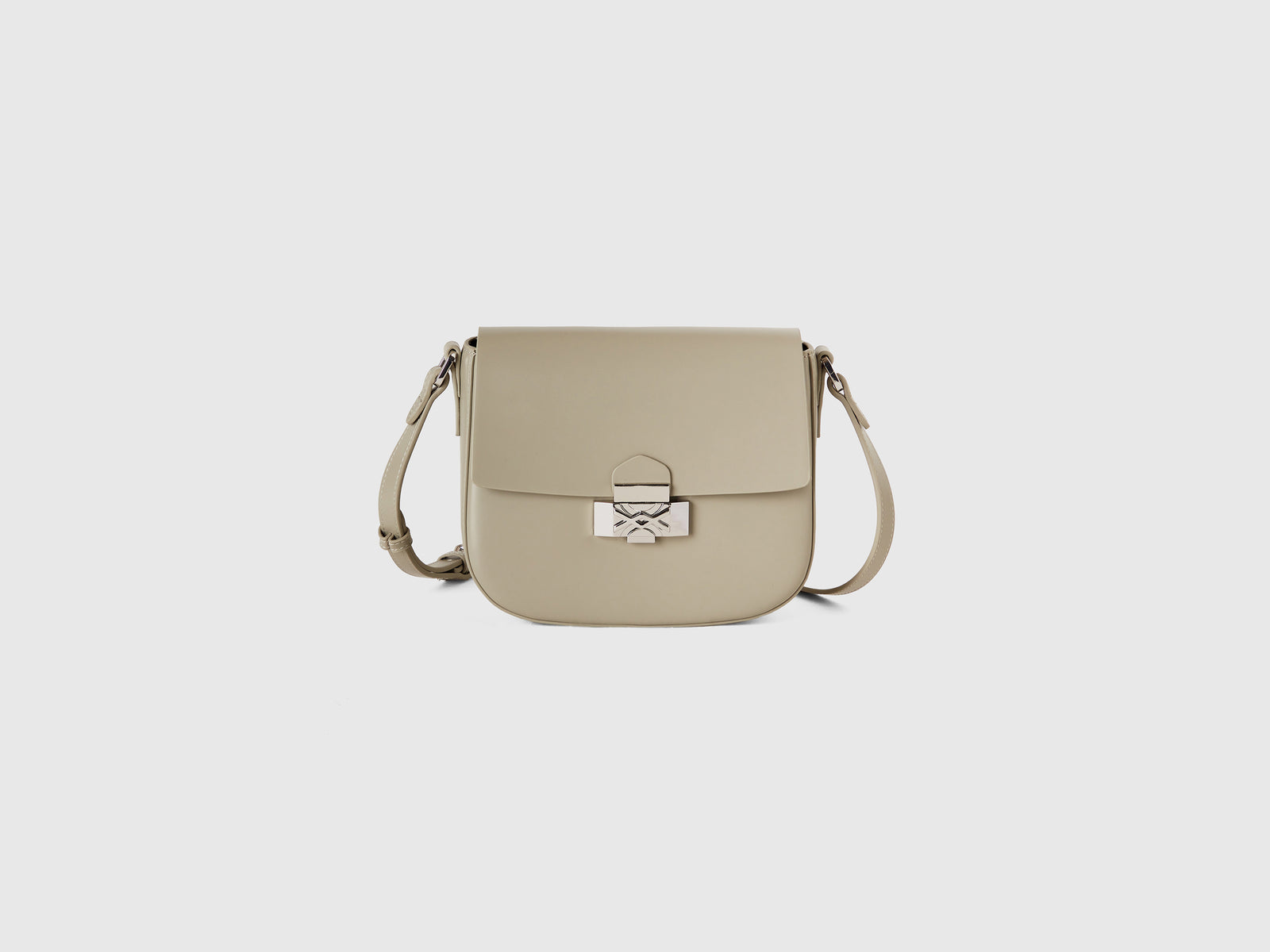 Borsa piccola a tracolla da donna beige | Benetton Outlet