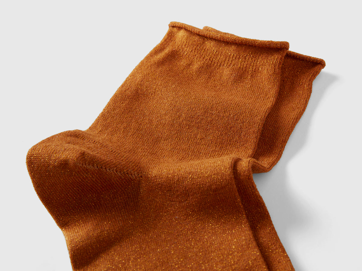 Calzini corti con lurex