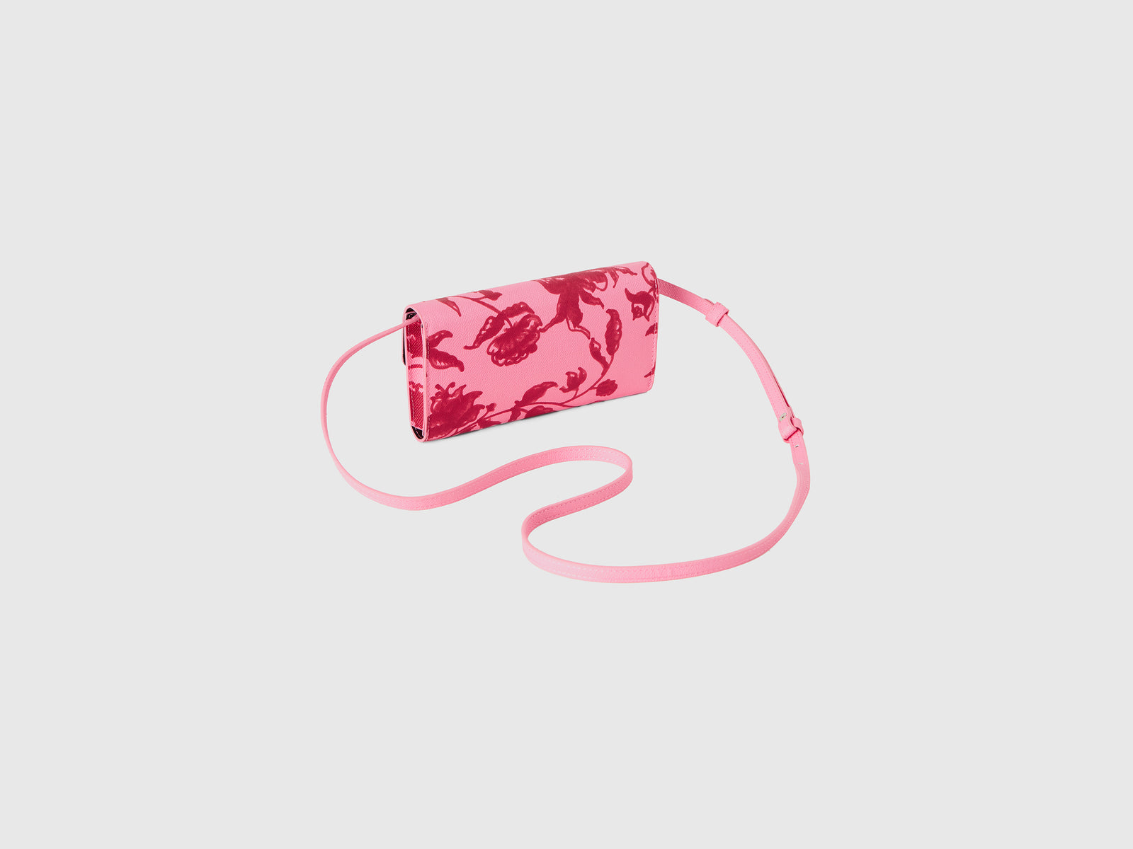 Soporte para teléfono móvil con estampado de flores da donna rosa pastello 2 | Benetton Outlet