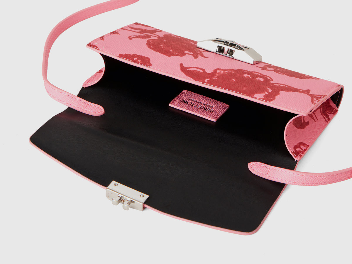 Soporte para teléfono móvil con estampado de flores