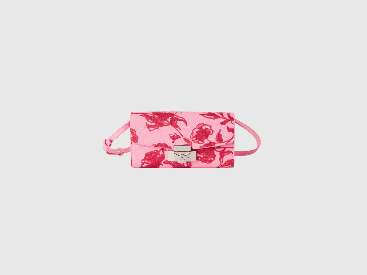 Soporte para teléfono móvil con estampado de flores