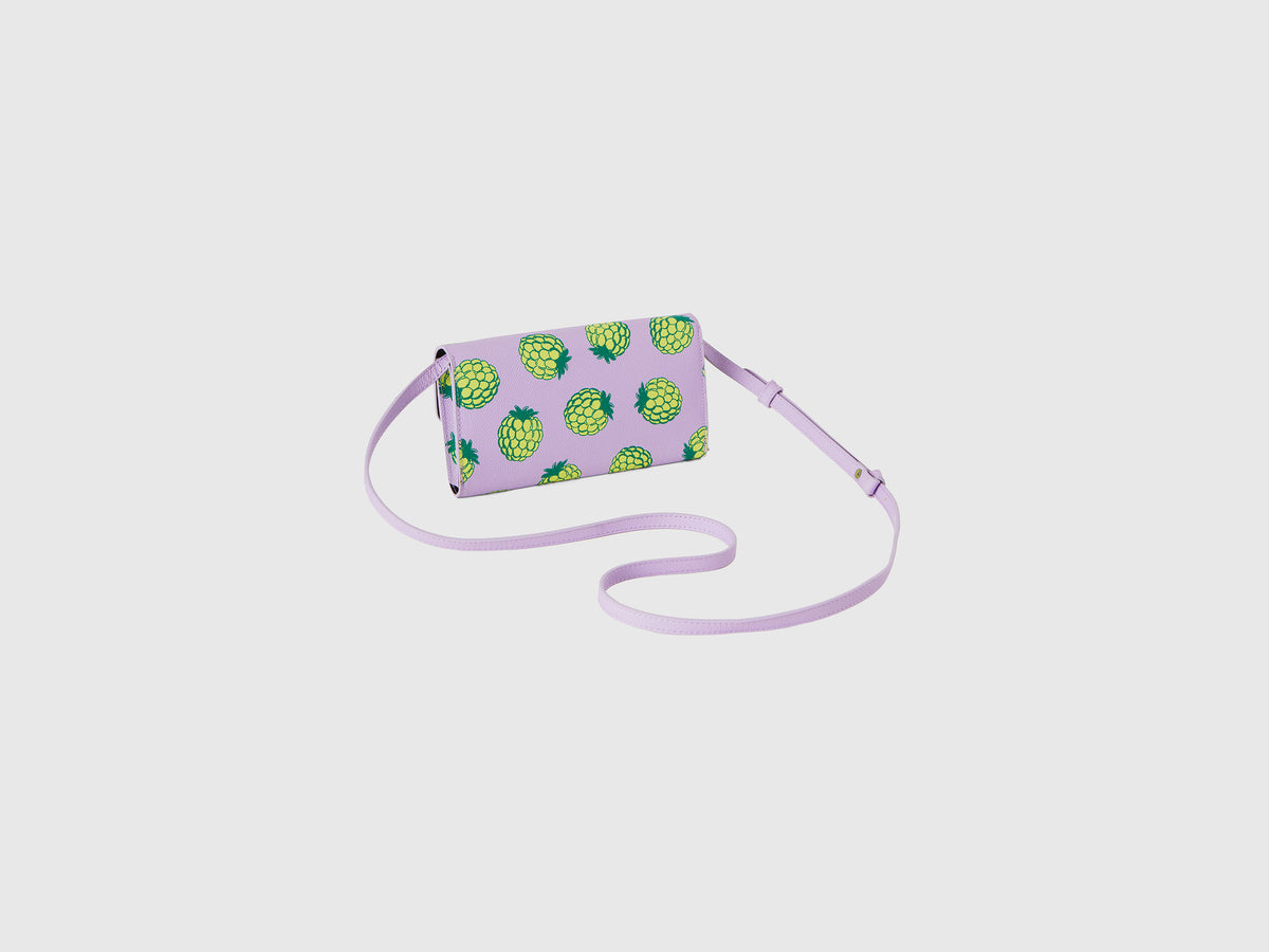 Soporte para teléfono móvil con estampado de piña