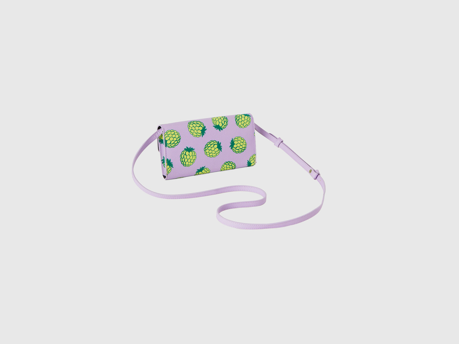 Soporte para teléfono móvil con estampado de piña da donna lilla 2 | Benetton Outlet