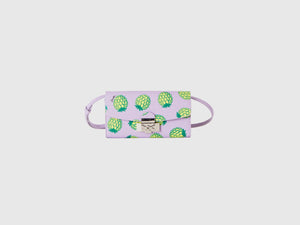 Soporte para teléfono móvil con estampado de piña