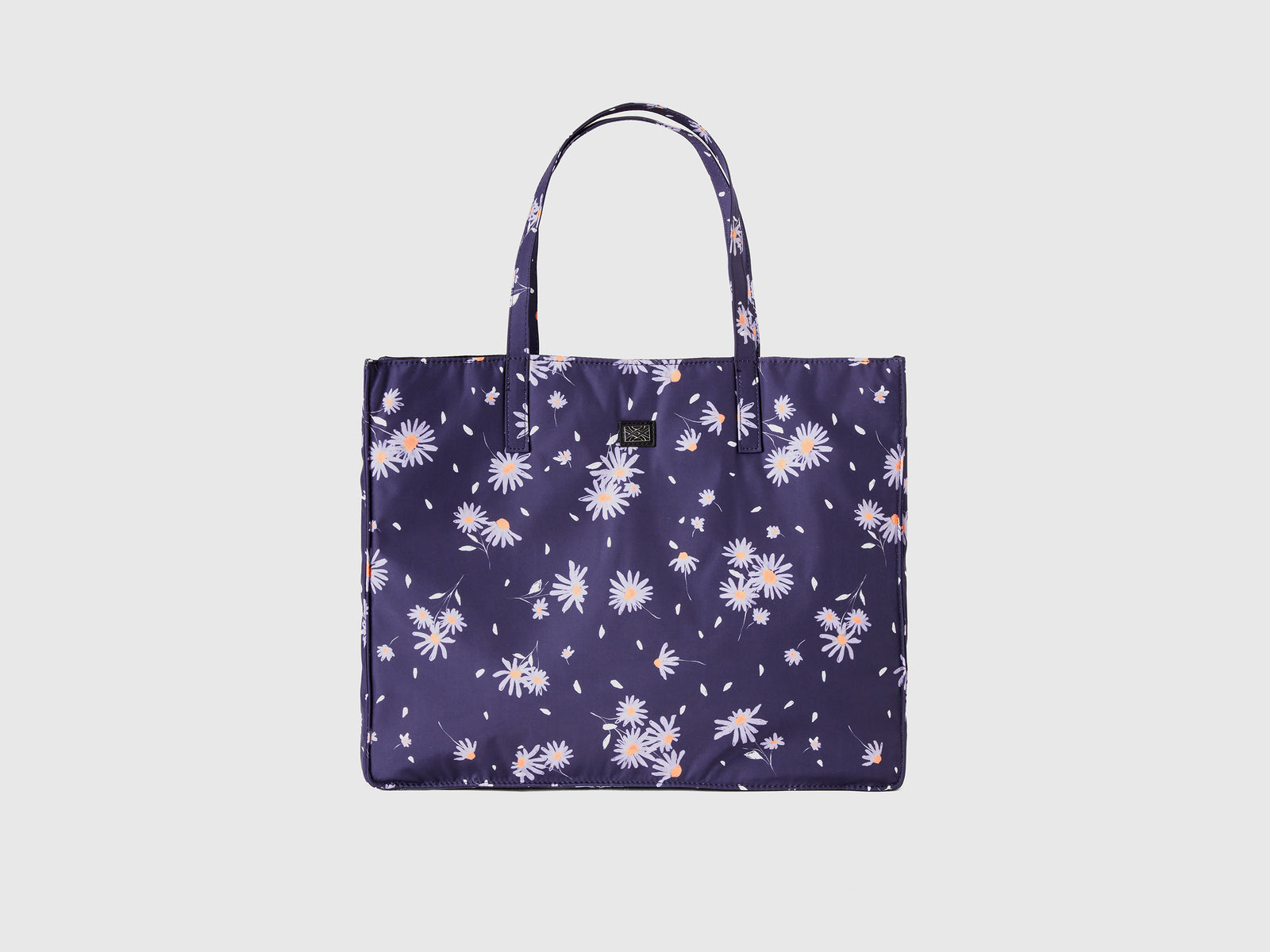 Bolsa de compras floral da donna blu | Benetton Outlet