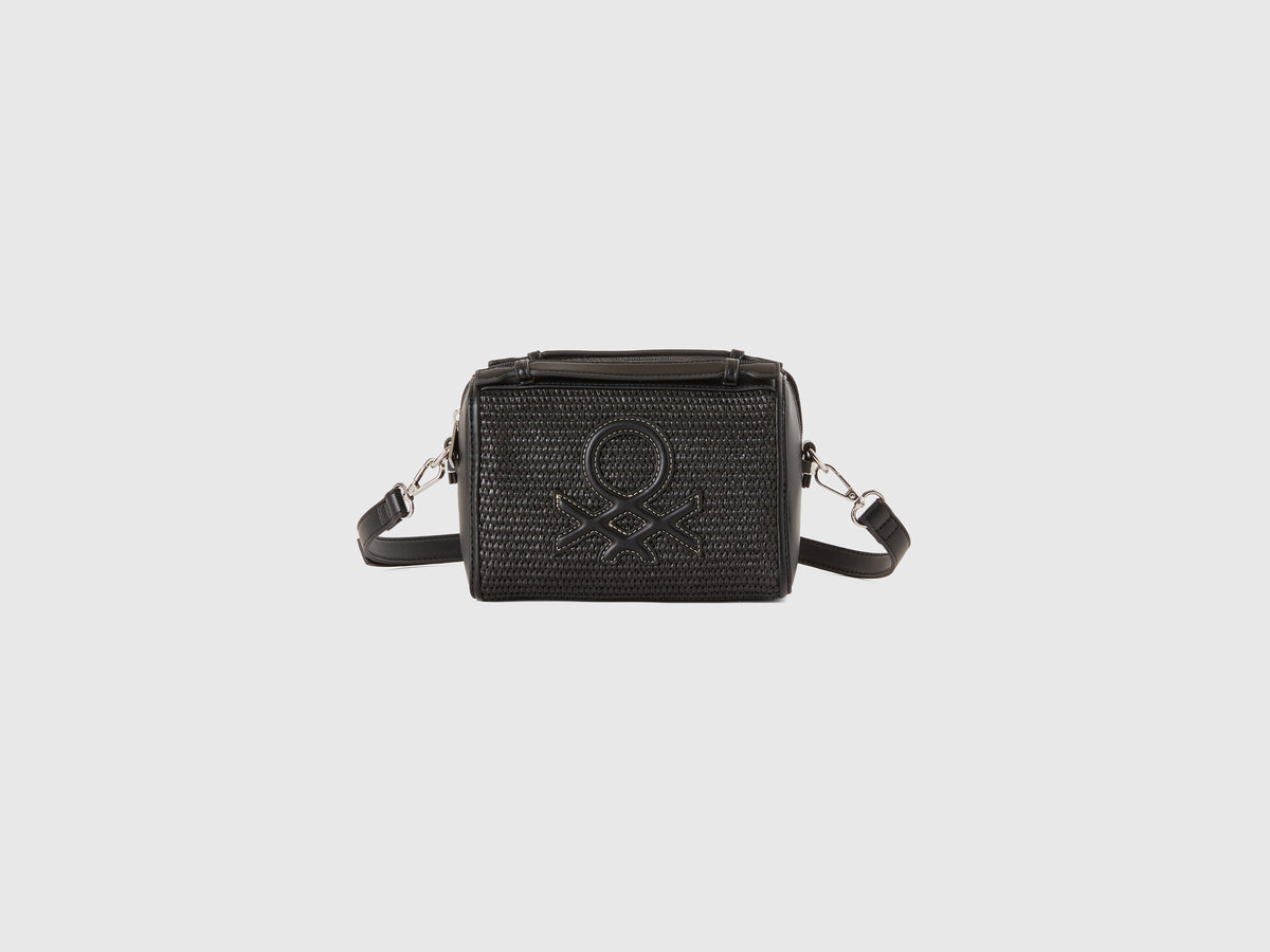 Borsa piccola effetto rafia