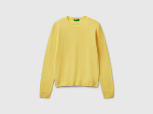 Merino wool crew neck sweater