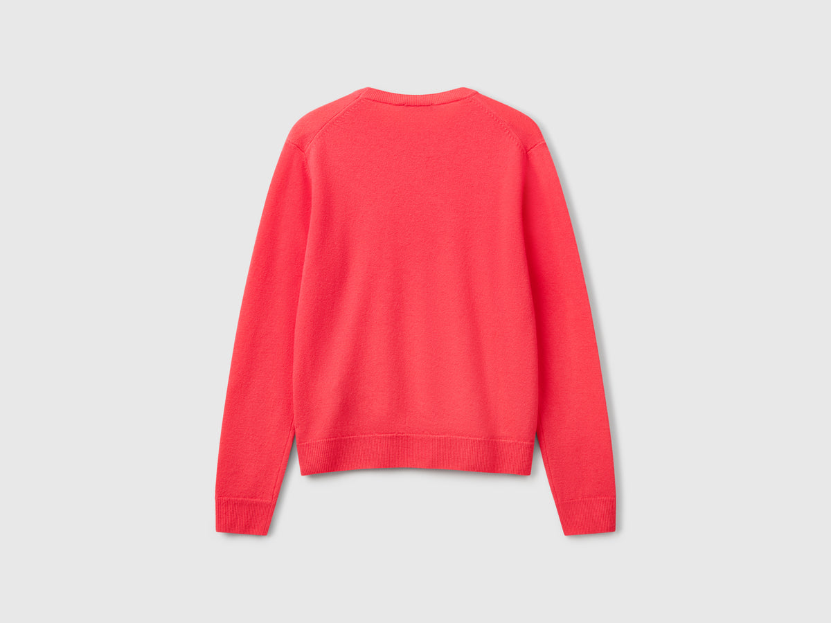 Maglia girocollo in lana Merino