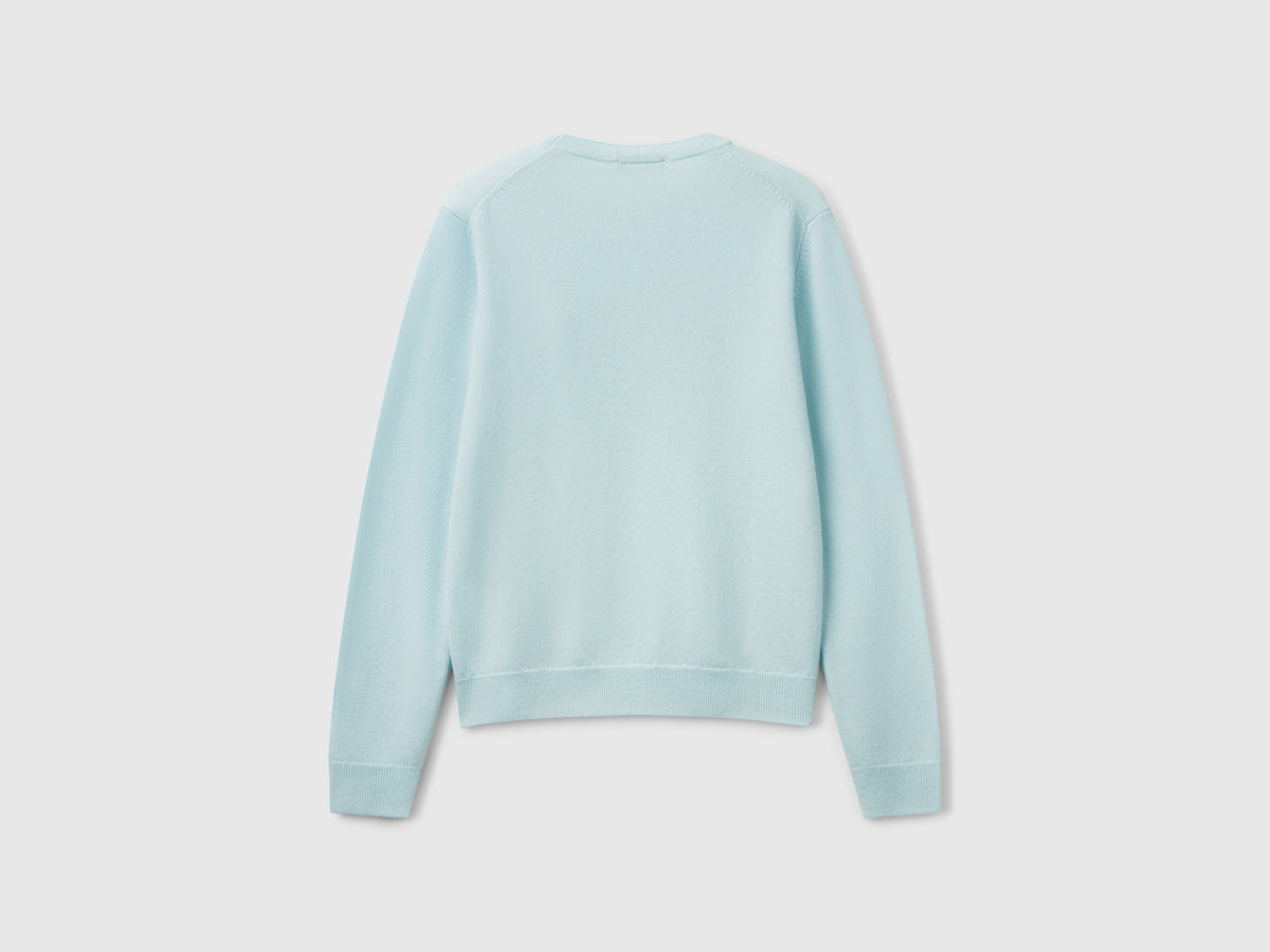 Maglia girocollo in lana Merino