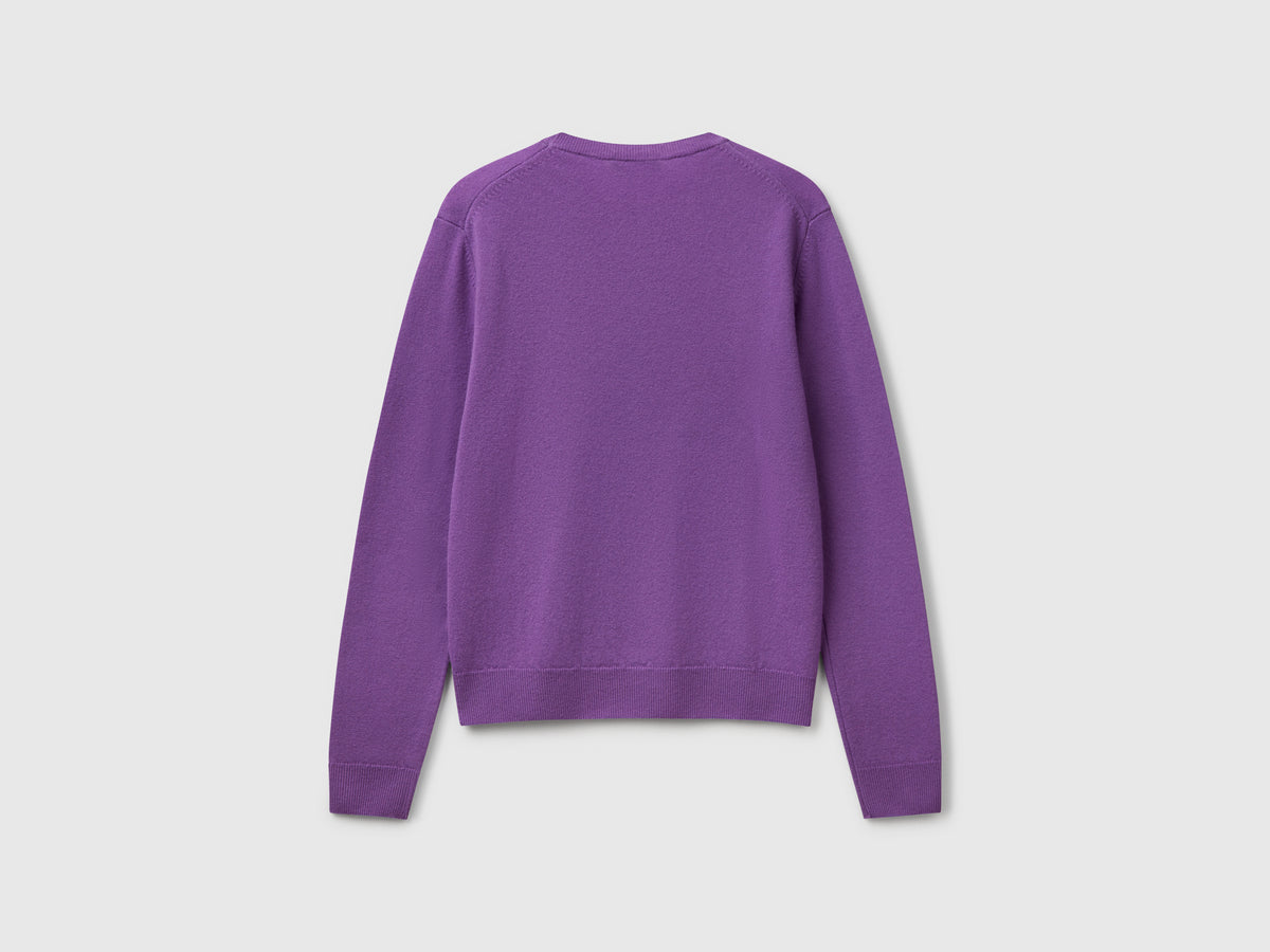 Maglia girocollo in lana Merino