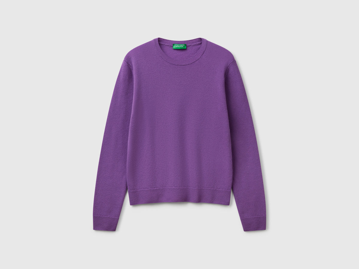Maglia girocollo in lana Merino