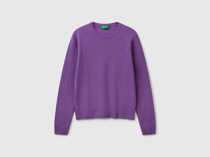 Maglia girocollo in lana Merino