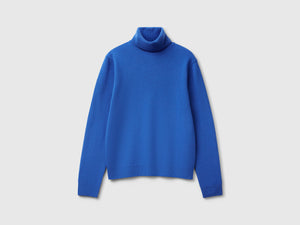 Maglione dolcevita in pura lana Merino