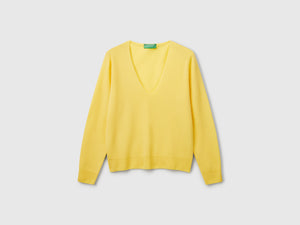 Pure Merino Wool V-Neck Sweater
