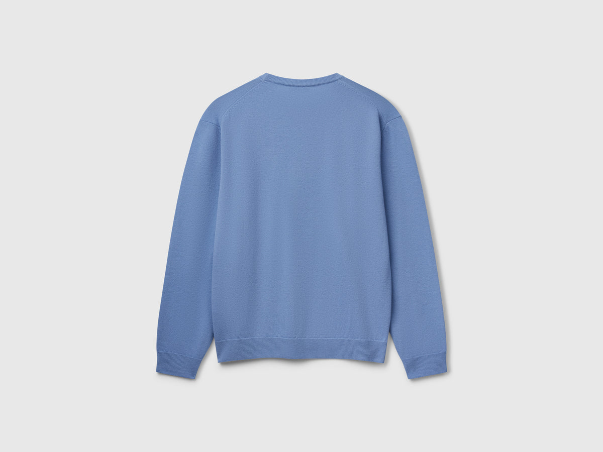 Maglia carta da zucchero in pura lana Merino