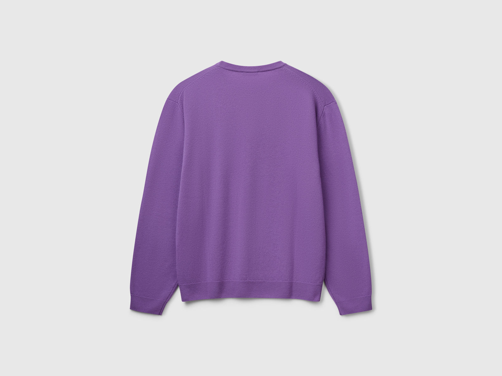 Maglia in pura lana Merino da uomo viola 2 | Benetton Outlet