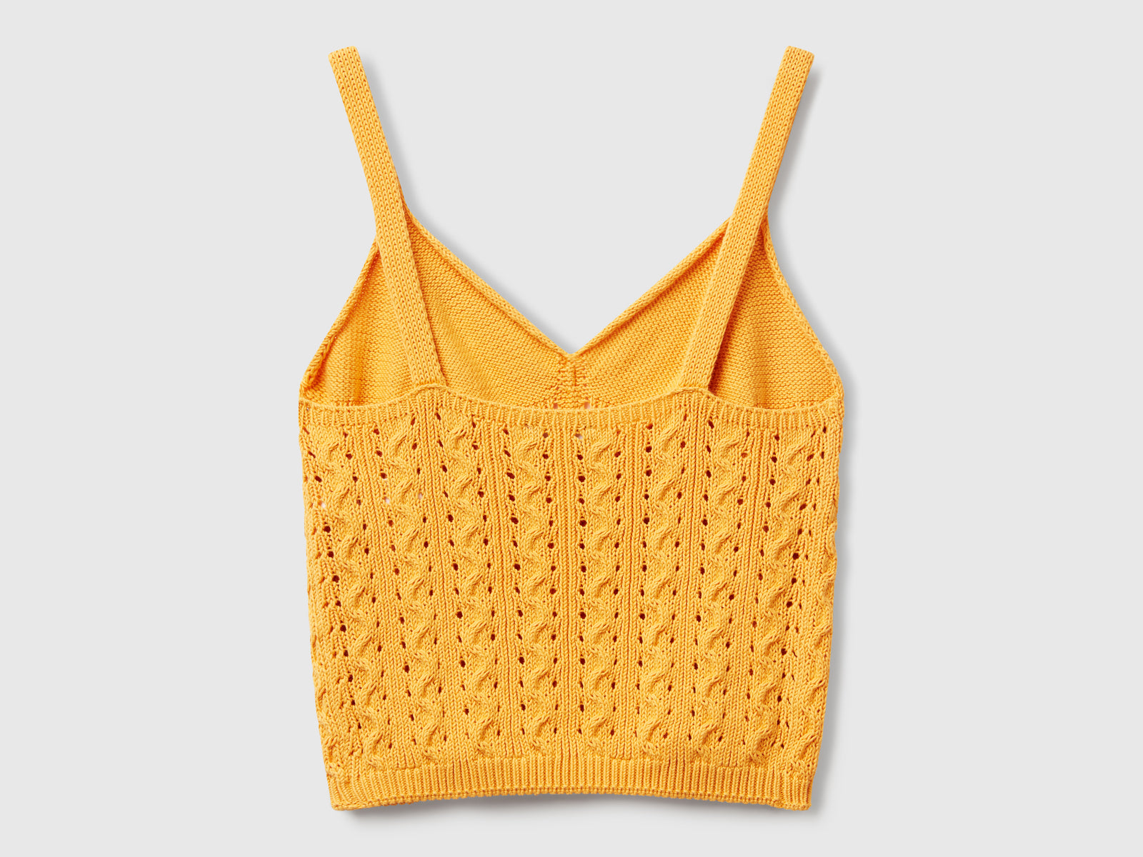 Top crochet da donna giallo 2 | Benetton Outlet