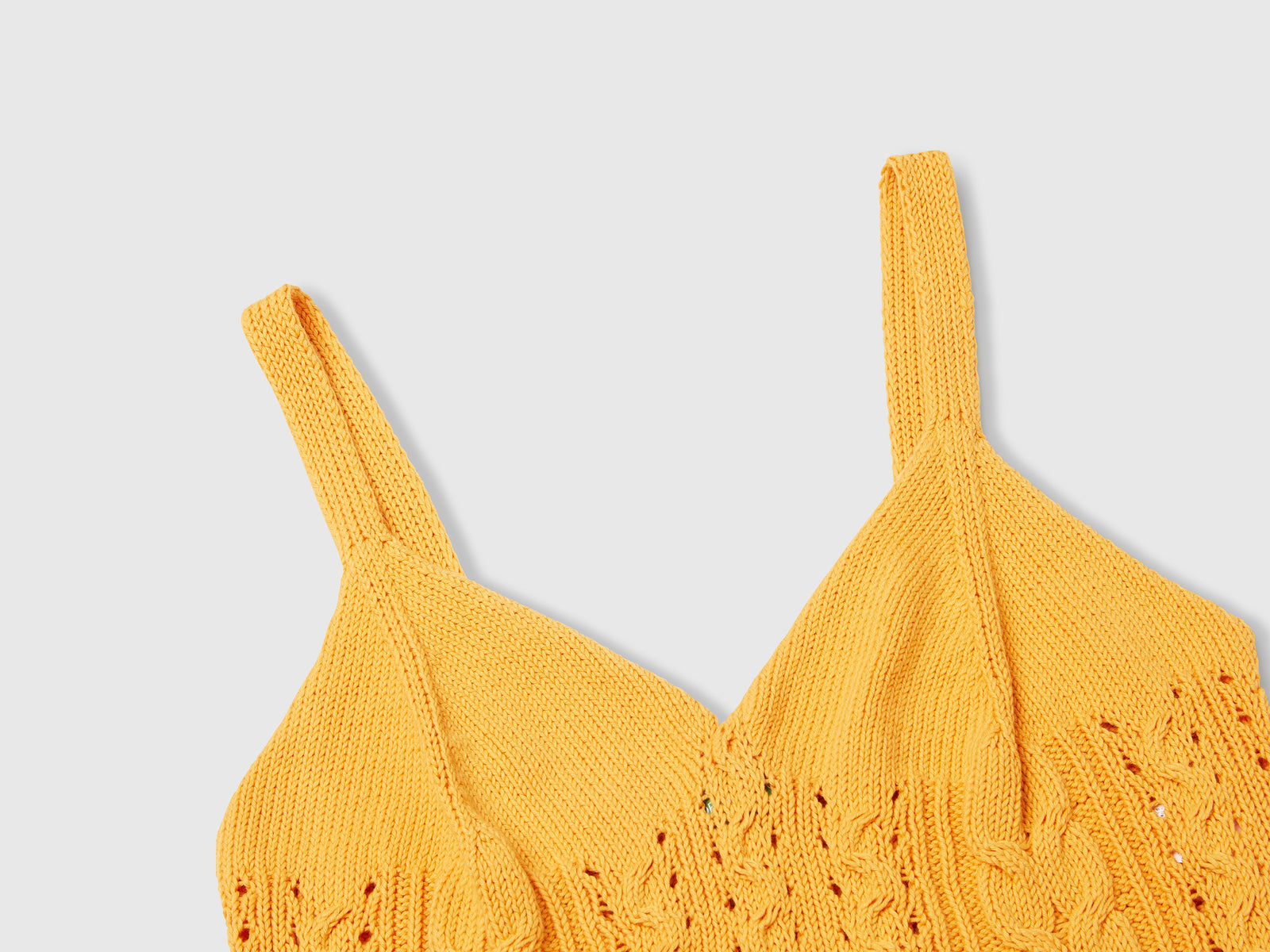 Top crochet da donna giallo 3 | Benetton Outlet