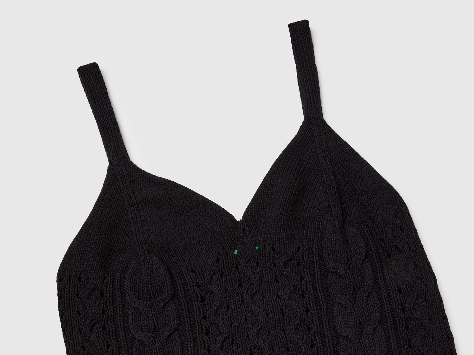 Top crochet da donna nero 3 | Benetton Outlet