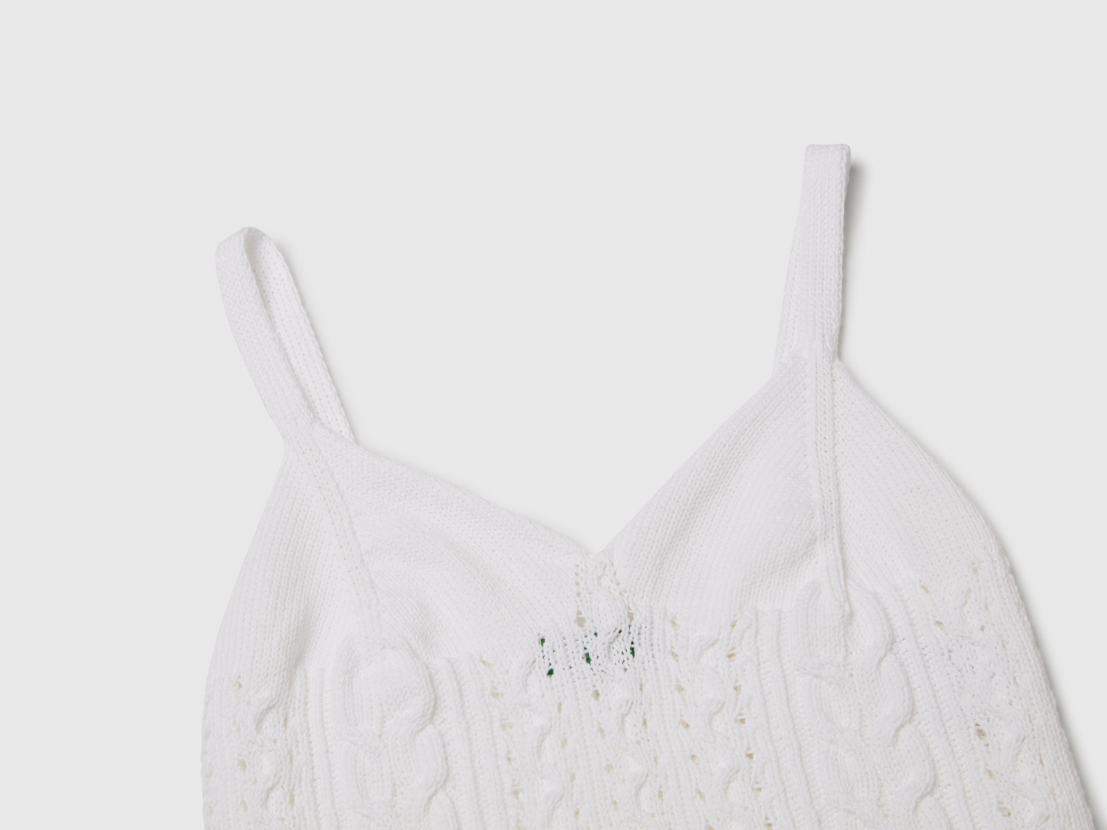 Top crochet da donna bianco 3 | Benetton Outlet